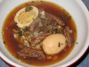 Five-Spice Stew with Hard-Boiled Eggs and Pork (kai pa-loh)